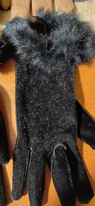 Coppia guanti donna foderati