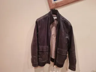 Chaqueta de Piel Lloyd's Marrón