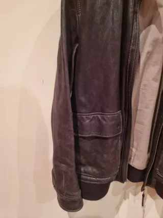 Chaqueta de Piel Lloyd's Marrón