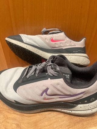 Zapatillas Nike Air Winflo Shield Gris Rosa
