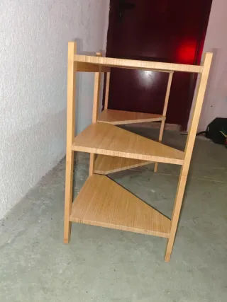 2 Estanterías Ragrund Bambú Esquina Baño 34x60