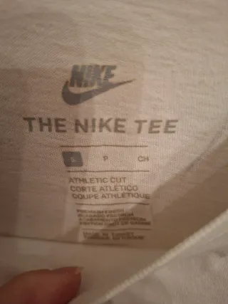 T-shirt Nike F.C. bianca e oro