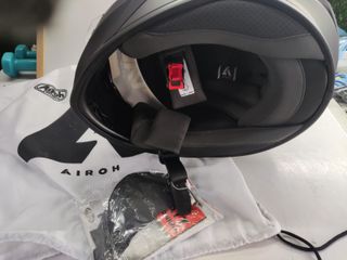 Airoh Valor Casco, Unisex, Color Black Matt, XL