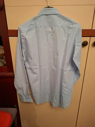 Camicia OVS celeste slim fit manica lunga