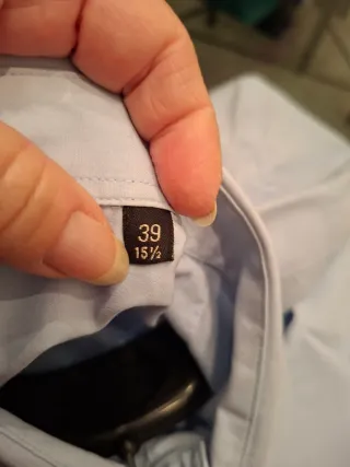 Camicia OVS celeste slim fit manica lunga