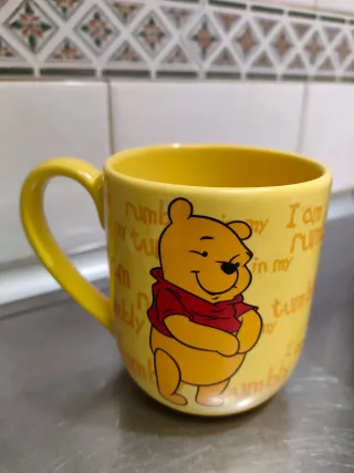 Tazas de desayuno Spongebob y Winnie Pooh