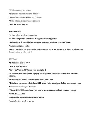 Autocaravana Burstner "Harmony line"