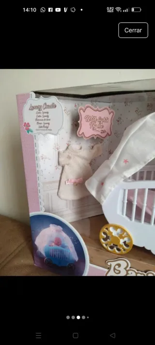 Cuna Lujo Barriguitas con Luz