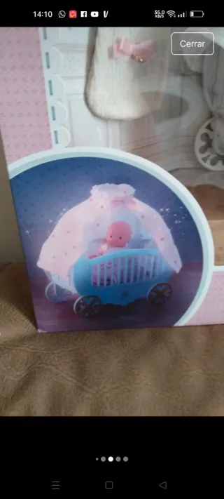 Cuna Lujo Barriguitas con Luz