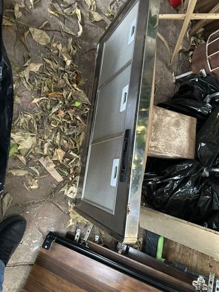 Horno, campana, fregadero y placa de gas