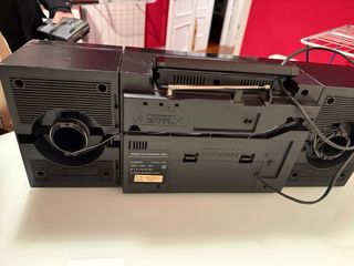 Radio Cassette Siemens Club 878 Negra de 1985