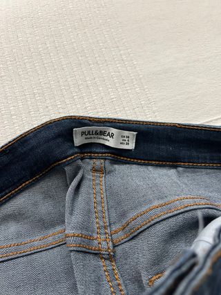 2 Pantalones vaqueros mujer talla 38 poco uso