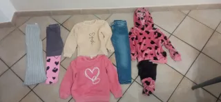 Lotto vestiti bambina 6/7 anni