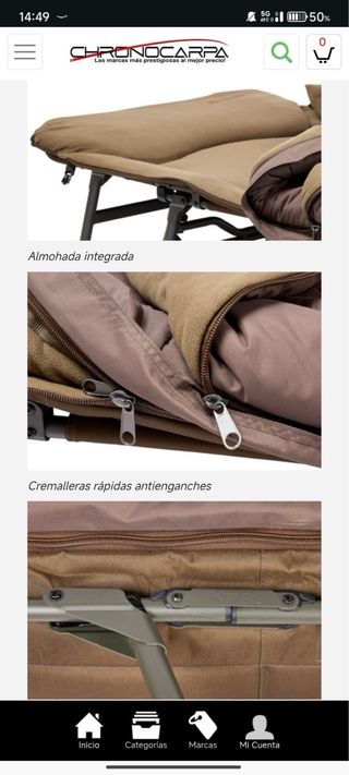 Cama Carpfishing Starbaits 3/5 Estaciones