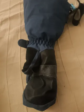 Manoplas niño azul 10 años. Esqui ski