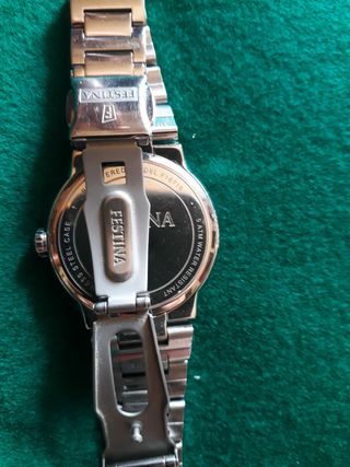 Reloj Festina esfera rosa y dorada