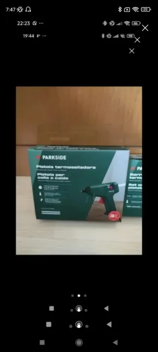 Pistola termoselladora + 100 barritas