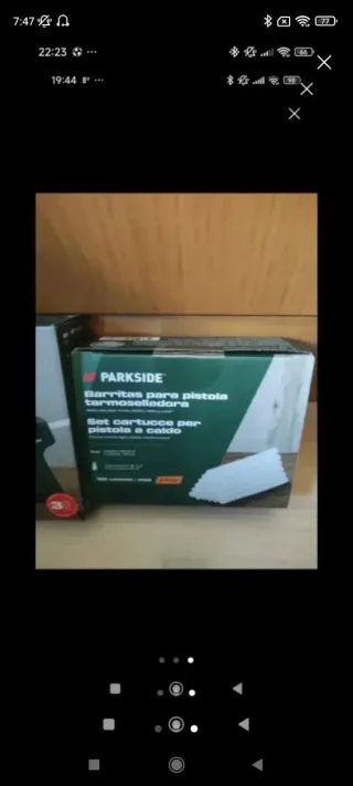 Pistola termoselladora + 100 barritas