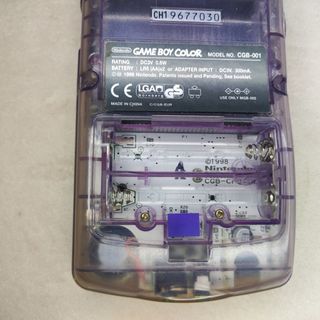 Nintendo Game Boy Color Viola Trasparente