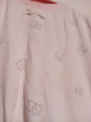 Completo pigiamino orsetto rosa