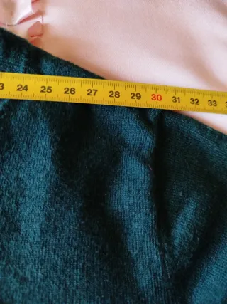 Jersey de cachemir verde talla S