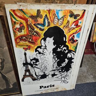 Póster Paris Dalí 1969