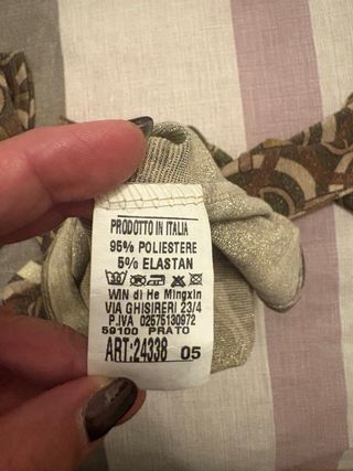 3 Maglie Lurex Taglia Unica