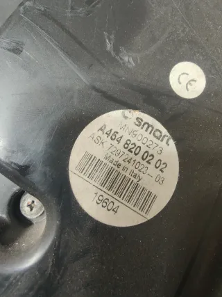 Subwoofer Smart Forfour Bajo Asiento Negro