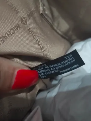 Borsetta Michael Kors in pelle beige