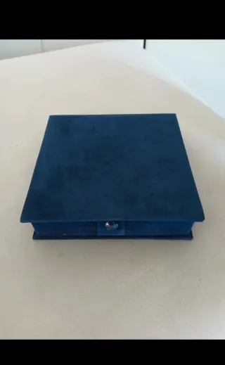 Posacenere/Svuotatasche Vetro e Argento