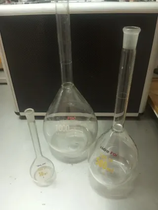 Matraces de laboratorio vidrio FOC