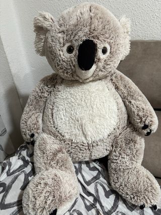 Koala gigante gris peluche