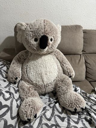 Koala gigante gris peluche