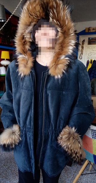 Giacca donna in camoscio