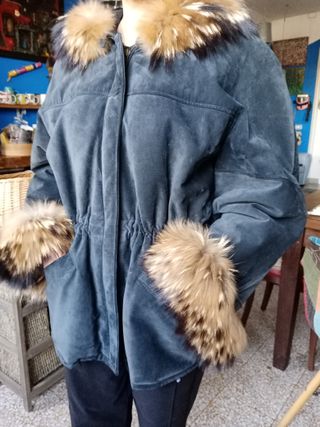 Giacca donna in camoscio