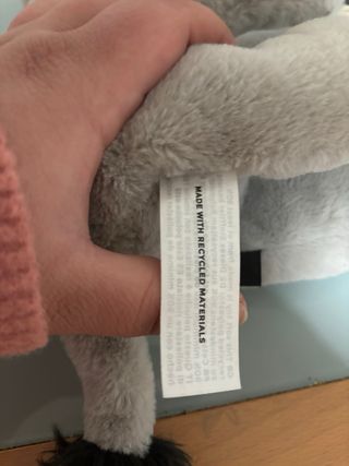 Peluche Elefante Gris