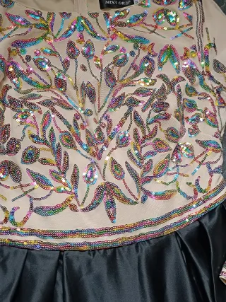 Vestido fiesta lentejuelas Miss Ori