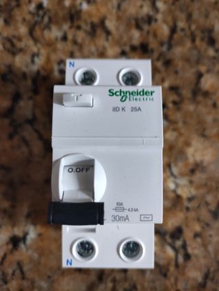 Interruptor Schneider Electric 2P 25A