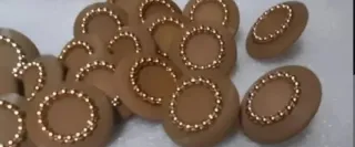 Lote 14 botones- 9 colores