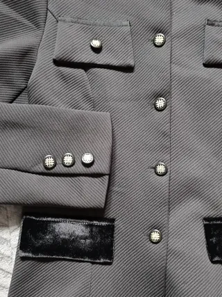 Chaqueta vestir con cinturón