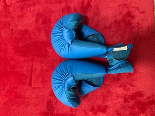Guantillas Karate Azul L