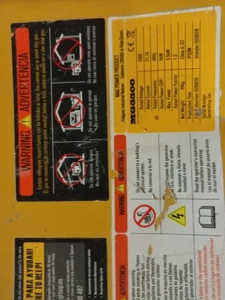 Grupo electrógeno MG39 OHV