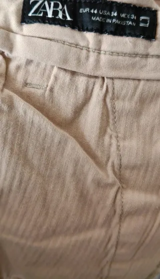 Pantalones Zara Hombre Beige
