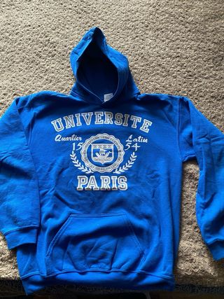 Sudadera Universite Paris Azul