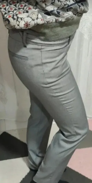 Pantalones de vestir grises