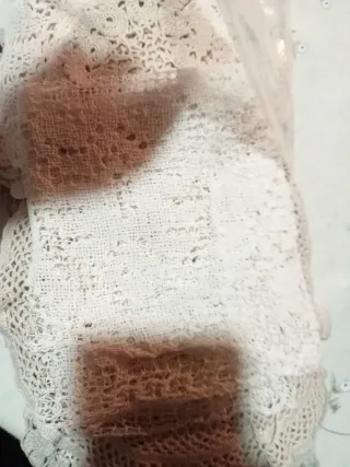 Copritavola uncinetto fatto a mano vintage 60