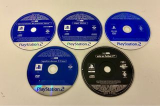 Lotto di 5 dischi demo PlayStation (PS2 + PS1) - PAL