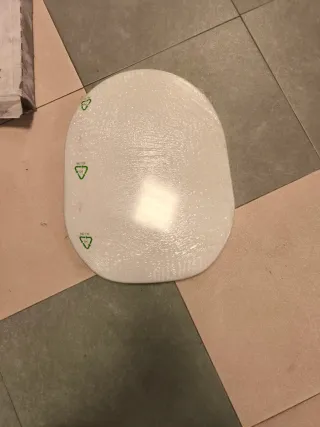 Asiento inodoro TONIC blanco de plástico ORIGINA