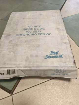 Asiento inodoro TONIC blanco de plástico ORIGINA