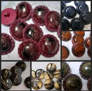 Lote 10 botones- 3 modelos